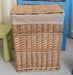 Elegant Rattan Storage Hamper with Lid - Stylish Organizer for Clothes, Toys, and Home Essentials