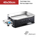 Premium Stainless Steel Fish Grill Set with Rectangular Baking Tray and Alcohol Infusion Feature