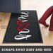 Charming PVC Welcome Mat - Elegant Design for Indoor and Outdoor Spaces