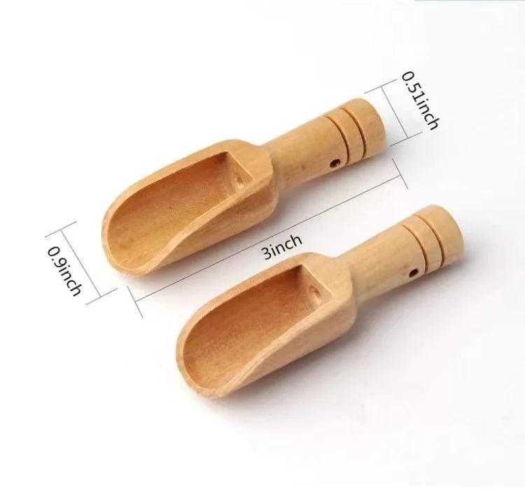 Compact Mini Wooden Spoons - Essential Kitchen Utensils for Every Culinary Task