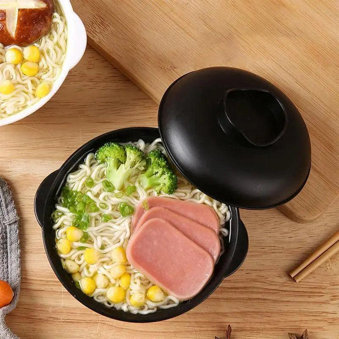 Microwave Ramen Bowl with Lid - Your Ultimate Noodle Cooking Solution