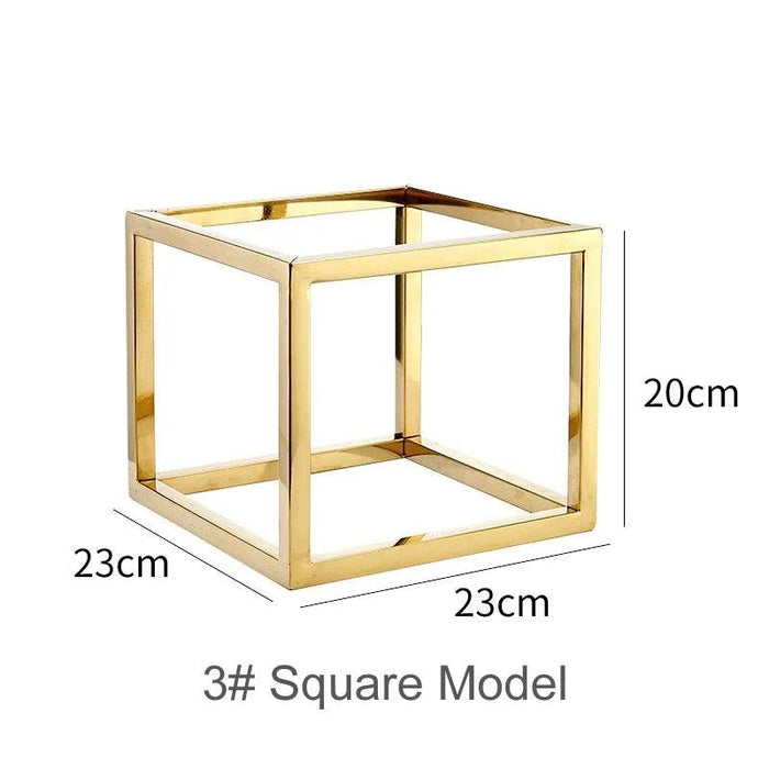 Elegant Stainless Steel Multi-Tier Snack and Dessert Display Stand for Celebrations