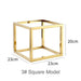 Elegant Stainless Steel Multi-Tier Snack and Dessert Display Stand for Celebrations