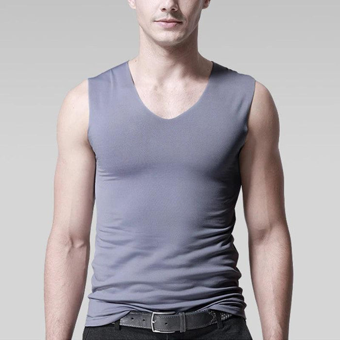 Men's Slim Fit Summer Muscle Tank Top - Quick-Drying Sleeveless Vest for Bodybuilding