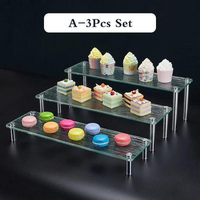 Elegant 3-Tier Acrylic Dessert Display Stand for Celebrations and Gatherings