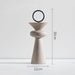 Geometric Elegance: Abstract Sandstone Art Sculpture