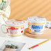 Chic Ceramic Bowls with Lids - Ideal for Noodles, Salads, and Trendy Bento Lunches