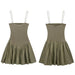 Women's Strappy Puff Dress - Effortless Summer Chic for Any Occasion