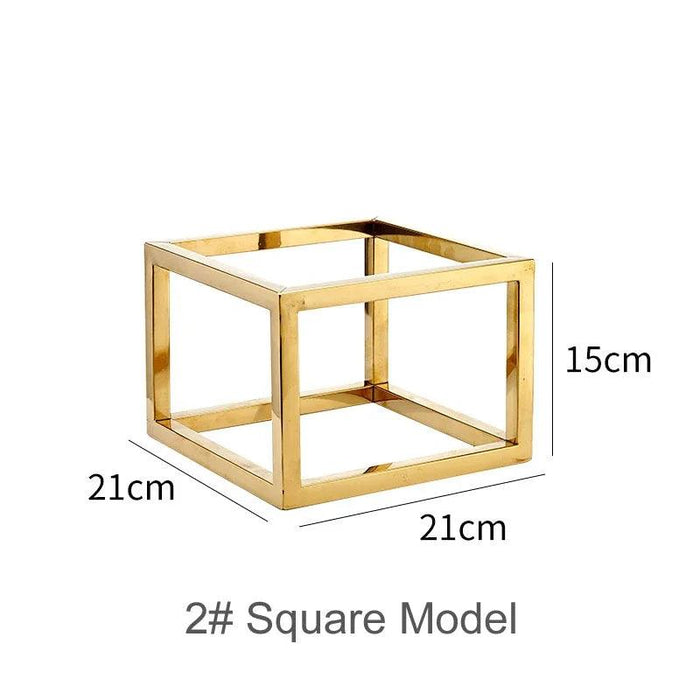 Elegant Stainless Steel Multi-Tier Snack and Dessert Display Stand for Celebrations