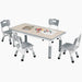 Ergonomic and Adjustable Kids Table and Chair Set for Safe Playtime