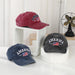 Retro Cowboy Embroidered Unisex Adjustable Baseball Cap - Year-Round Sunscreen Hat