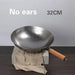 Authentic Chinese Handcrafted Iron Wok with Wooden Handle - Premium Non-Stick Cookware for Gas Stoves