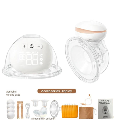 Youha Ultra-Quiet Wearable Electric Breast Pump - BPA Free, Double Suction, Handsfree Design for Busy Moms