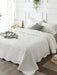 Elegant Euro-Style Embroidered Bedspread Set with Premium Cotton Filling - Versatile Summer Blanket and Mattress Cover