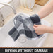 Elegant Cotton Waffle Weave Kitchen Towel and Scrubbing Pad Collection