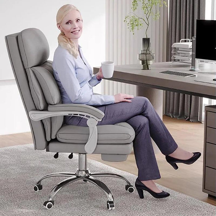 Ultimate Comfort Ergonomic Gaming Chair with Footrest and 360-Degree Swivel Action