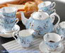 Elegant 15-Piece Bone China Afternoon Tea Set – Luxurious European Teaware Collection