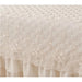 Luxurious Summer Quilted Bedspread for Couples - King Size White Bedding (180x200cm)