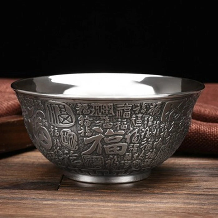 Luxury Handcrafted Sterling Silver Dining Bowl by Big Momofuku