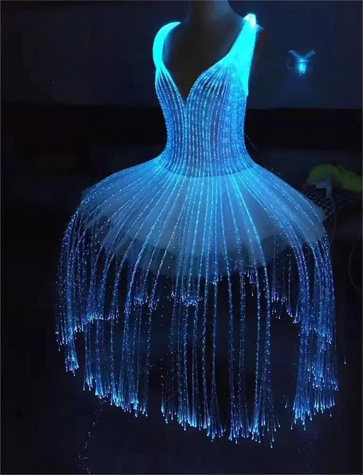 Remote-Controlled Color-Changing LED Ballet Skirt - Customizable Dancewear for Stunning Performances