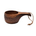 Acacia Wood Kuksa Mug - 210ml Outdoor Coffee & Milk Drinkware