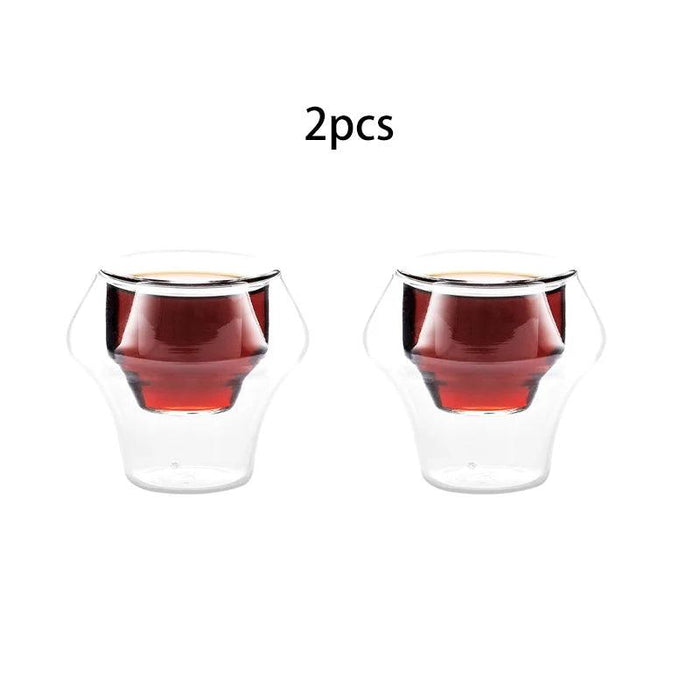 Elegant Double Wall Glass Coffee Set for a Luxurious Brewing Experience