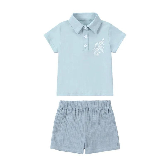 Kids' Summer Muslin Outfit Set