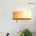 Nordic LED Wooden Wall Lamps with Acrylic Shades for Cozy Bedroom and Living Room Lighting