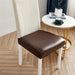 Svetanya Waterproof PU Leather Chair Covers - Elastic Slipcovers for Stylish Furniture Protection