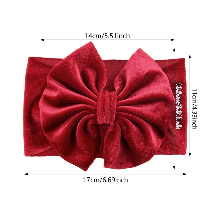 Velvet Elegance Baby Headbands Set - Stylish Infant Accessory Collection