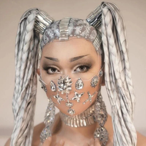 Radiant Rhinestone Evening Mask: Your Ultimate Glamour Accessory