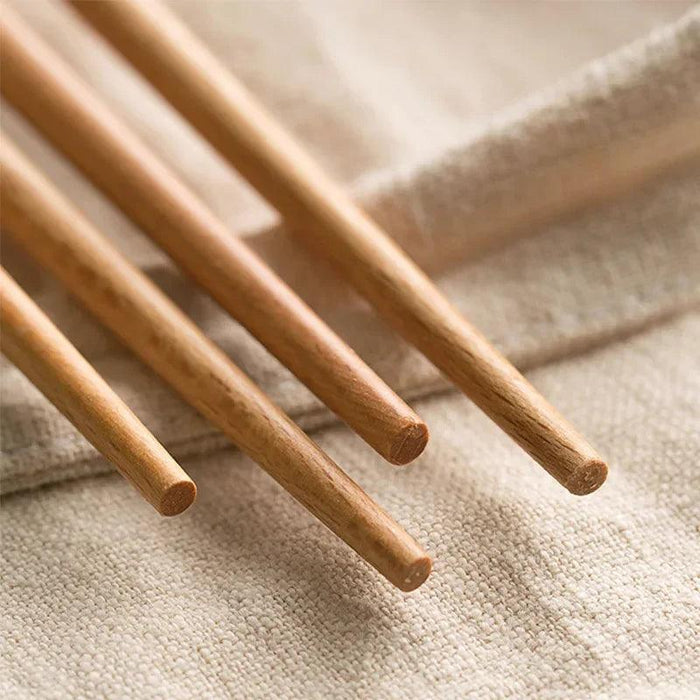 Elegant Long Beech Wood Chopsticks with Superior Grip for an Exceptional Dining Experience