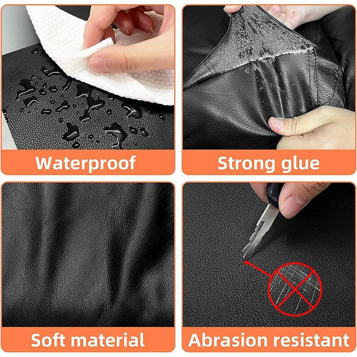 Self-Adhesive PU Leather Restoration Patch for Quick Furniture and Bag Repairs