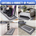 Luxurious Non-Slip Microfiber Welcome Mat: Chic Moisture-Absorbing Rug for Entryways