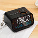 Sleek LED Alarm Clock with FM Radio, Temperature & Humidity Display for a Stylish Bedside Experience