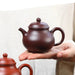 130ML Handmade Yixing Zisha Teapot - Artisan Purple Clay Tea Brewer for Tea Enthusiasts, Ideal Gift Option