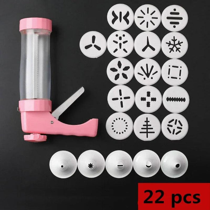 Ultimate 3D Cookie Press and Cutter Kit for Impressive Baked Creations