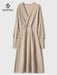 Cozy Cashmere-Wool Blend Slim Fit Knit Dress for Women - Essential Autumn/Winter Fashion