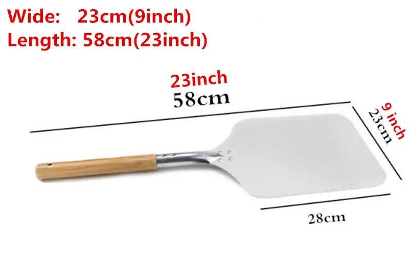 Aluminum Pizza Shovel and Knife Set - Essential Tools for Baking and Cheese Enthusiasts