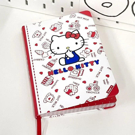 Hello Kitty Cute Heart Design Coloring Journal - Adorable Anime Notebook for Creative Mindfulness