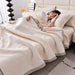 Lightweight Summer Jacquard Duvet Blanket