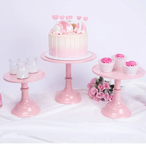 Elegant Cake Stand Set with Multiple Color and Size Options