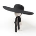 Wide Brim Wool Felt Fedora Hat for Men and Women