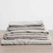 3-Piece Breathable Washed Linen Sheet Set with 2 Pillowcases