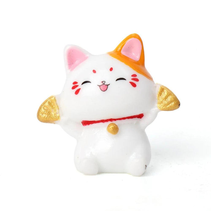 Lucky Cat Dashboard Charms - Maneki Neko Car Accessories for Good Fortune