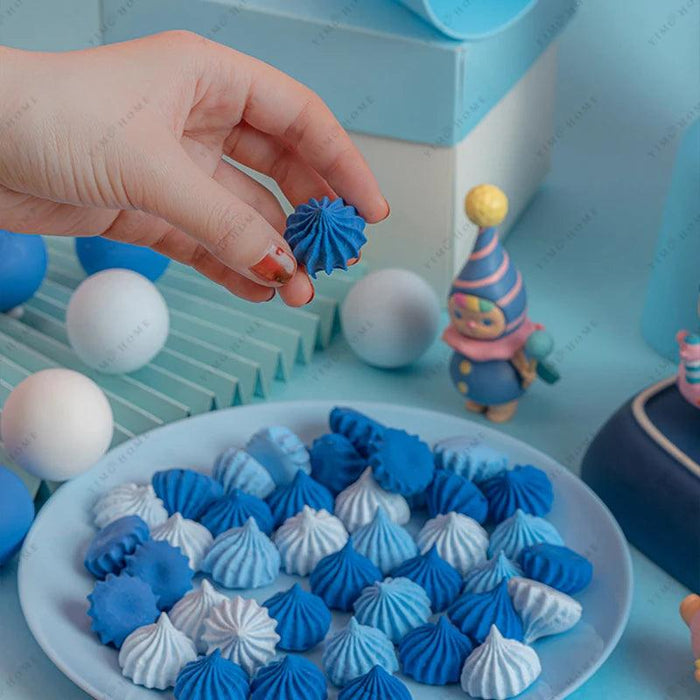 Whimsical 54-Piece Miniature Candy Meringue and Sugar Biscuit Collection for Sweet Decor and Photography