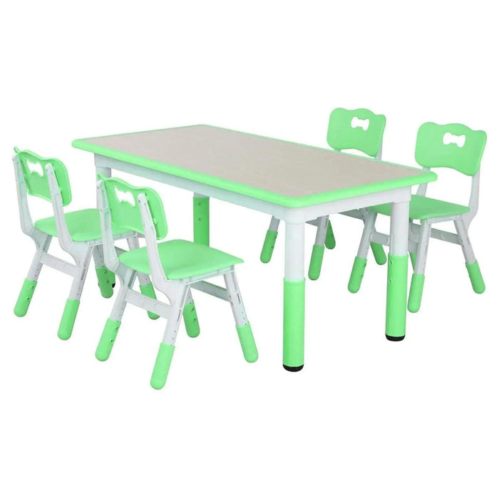 Ergonomic and Adjustable Kids Table and Chair Set for Safe Playtime