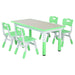 Ergonomic and Adjustable Kids Table and Chair Set for Safe Playtime