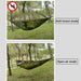 Outdoor Adventure Hammock with Insect Protection - Lightweight Portable Hanging Bed for Camping Comfort