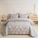 Elegant 100% Cotton Plaid Bedspread with Versatile Multi-Function Coverlet Set for Double Beds